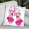 Pinkoes Throw Pillow By Mercedes Lopez Charro