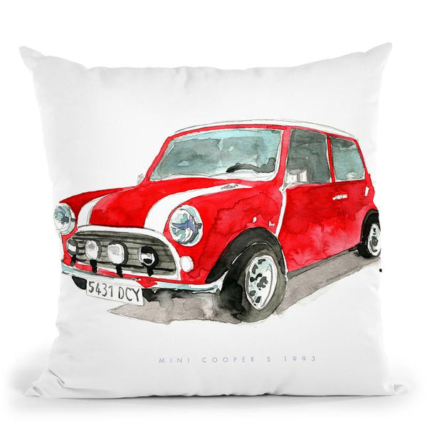 Vintage Mini Throw Pillow By Mercedes Lopez Charro