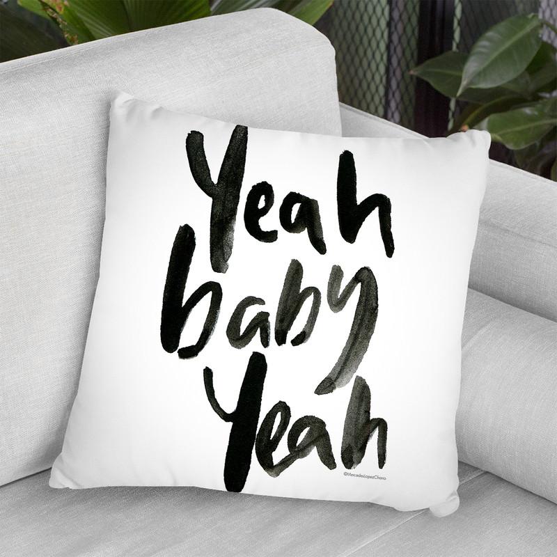 Yeah Baby Yeah Throw Pillow By Mercedes Lopez Charro