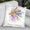 Be Brave Throw Pillow By Mercedes Lopez Charro
