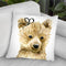Bear Throw Pillow By Mercedes Lopez Charro