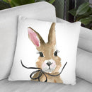 Bunny Throw Pillow By Mercedes Lopez Charro