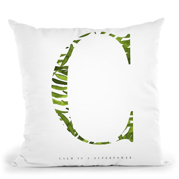 Calm Is A Superpower Throw Pillow By Mercedes Lopez Charro