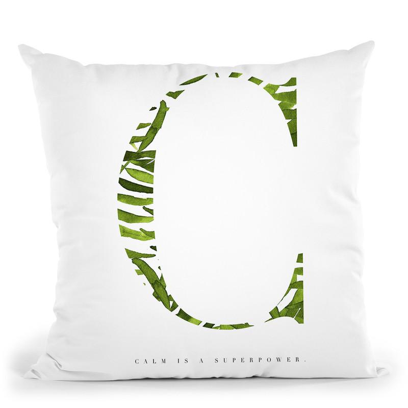 Calm Is A Superpower Throw Pillow By Mercedes Lopez Charro