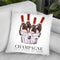 Champagne State Of Mind Throw Pillow By Mercedes Lopez Charro