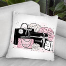 Shopping Bags Throw Pillow By Martina Pavlova