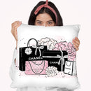 Shopping Bags Throw Pillow By Martina Pavlova