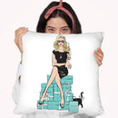 Tiffany New York Throw Pillow By Martina Pavlova