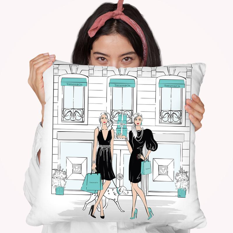 Watch Me Throw Pillow By Martina Pavlova