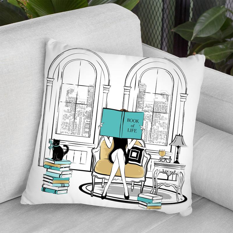Book Of Life Throw Pillow By Martina Pavlova