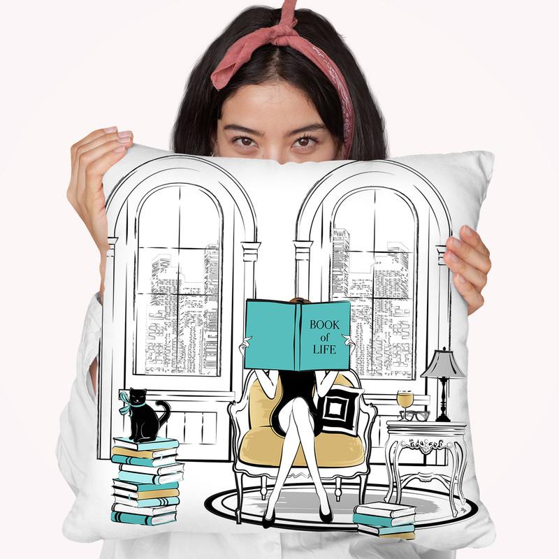 Book Of Life Throw Pillow By Martina Pavlova