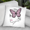 Butterfly Girl Throw Pillow By Martina Pavlova