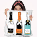 Champagne Throw Pillow By Martina Pavlova