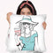 Coffee Girl I Throw Pillow By Martina Pavlova