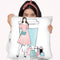 Coffee Girl Ii Throw Pillow By Martina Pavlova