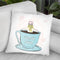 Coffee Girl Iv Throw Pillow By Martina Pavlova