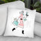 Coffee Girl V Throw Pillow By Martina Pavlova