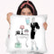 Coffee Girl Vi Throw Pillow By Martina Pavlova