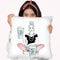 Coffee Girl Vii Throw Pillow By Martina Pavlova