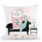 Coffee Girl Viii Throw Pillow By Martina Pavlova