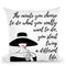 Living Quote Throw Pillow By Martina Pavlova