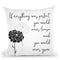Perfect Quote Throw Pillow By Martina Pavlova