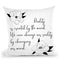 Reality Quote Throw Pillow By Martina Pavlova