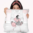 Shopping Throw Pillow By Martina Pavlova