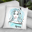 Blonde Throw Pillow By Martina Pavlova