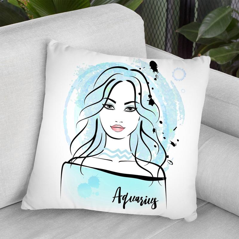 Blonde Throw Pillow By Martina Pavlova