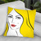 Black Bag Throw Pillow By Martina Pavlova