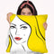 Black Bag Throw Pillow By Martina Pavlova