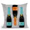 Bottles Throw Pillow By Martina Pavlova