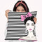 Bow Girl Throw Pillow By Martina Pavlova