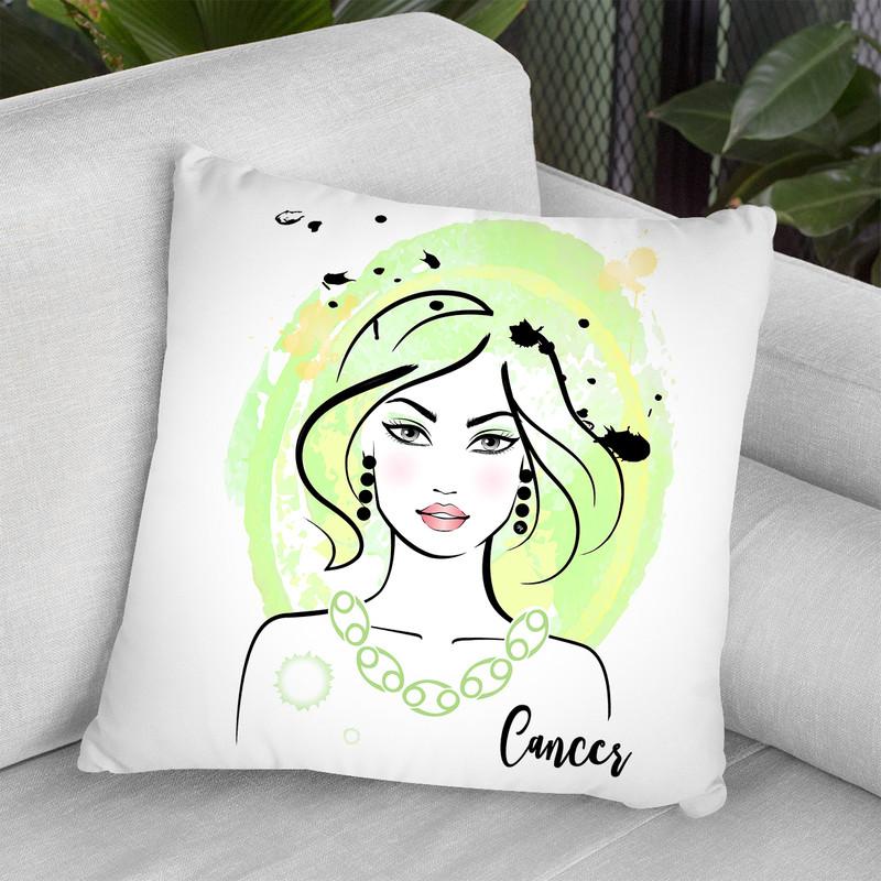 Cancer Throw Pillow By Martina Pavlova