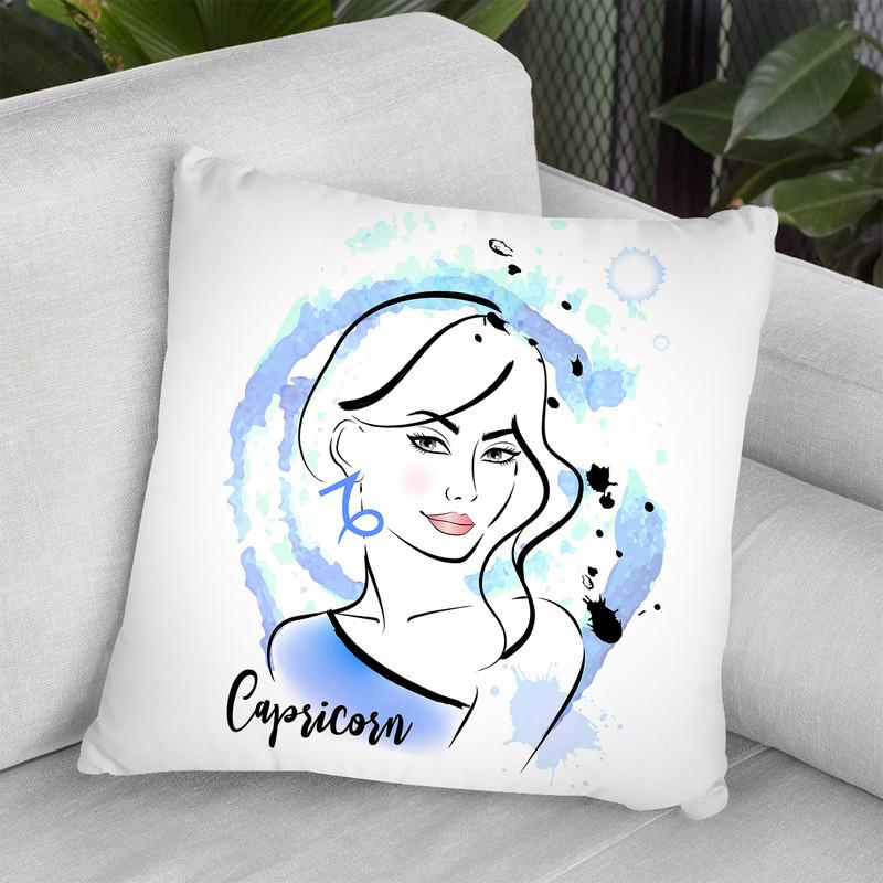 Capricorn Throw Pillow By Martina Pavlova