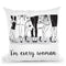 Every Girl Throw Pillow By Martina Pavlova