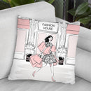 Fashion House Throw Pillow By Martina Pavlova