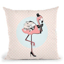 Flamingo Throw Pillow By Martina Pavlova