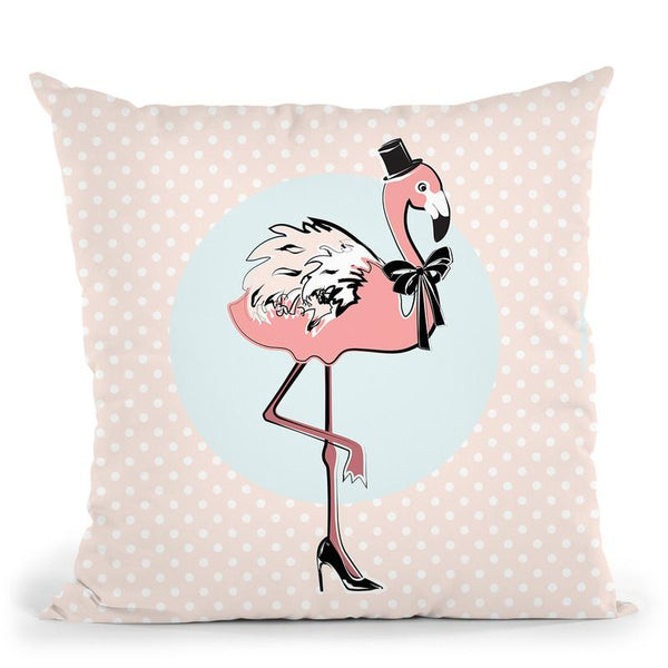 Flamingo Throw Pillow By Martina Pavlova