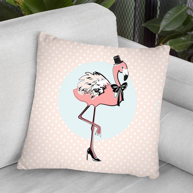 Flamingo Throw Pillow By Martina Pavlova