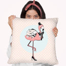 Flamingo Throw Pillow By Martina Pavlova