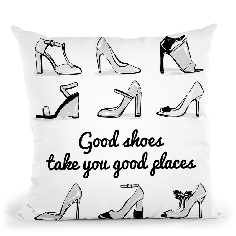 Greyoes Throw Pillow By Martina Pavlova