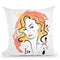 Leo Throw Pillow By Martina Pavlova