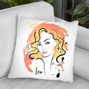 Leo Throw Pillow By Martina Pavlova