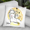 Libra Throw Pillow By Martina Pavlova