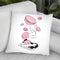 Macaron Gym Throw Pillow By Martina Pavlova