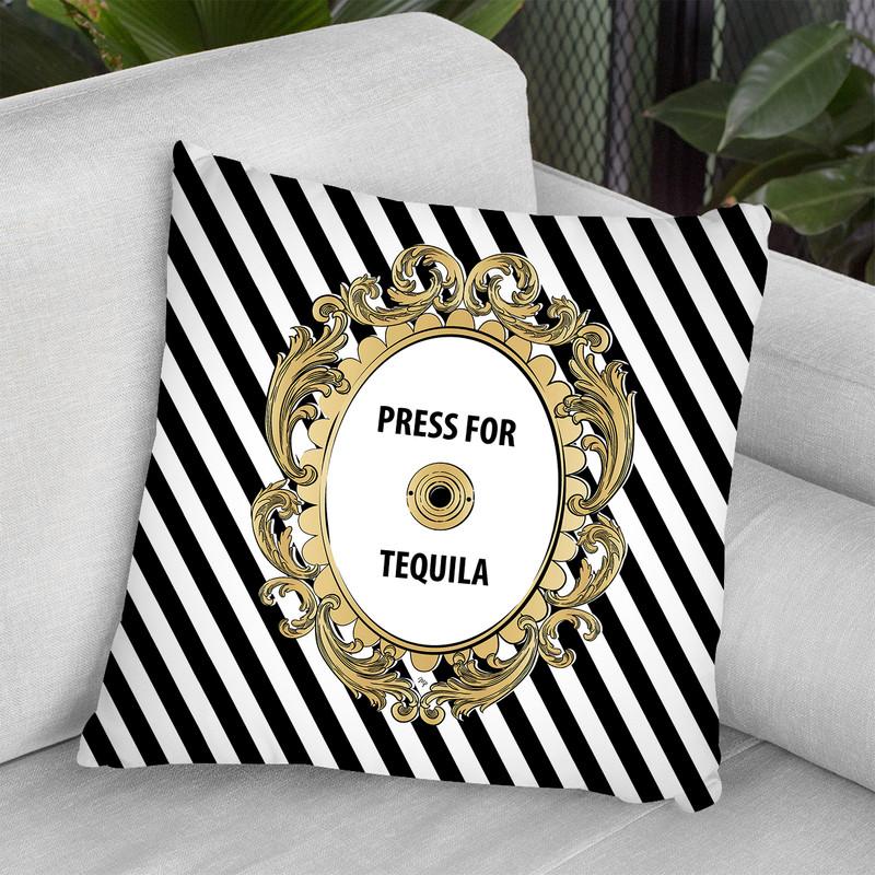 Press For Tequila Throw Pillow By Martina Pavlova