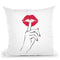 Pssst Throw Pillow By Martina Pavlova