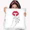 Pssst Throw Pillow By Martina Pavlova